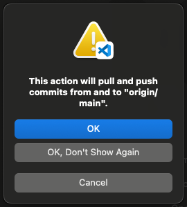 Shows the push / pull dialog box.