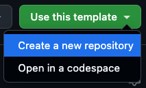 Image showing the select this template button